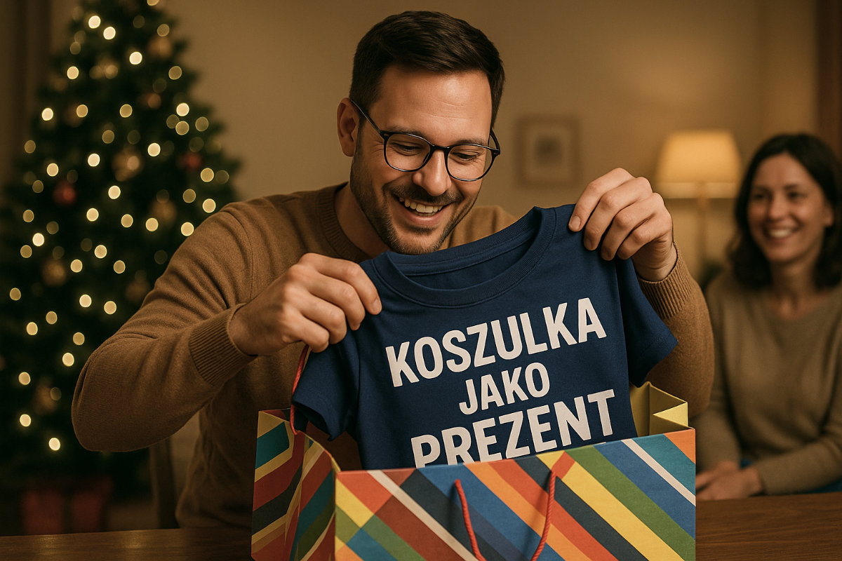 Koszulka jako prezent dla mężczyzny – prosty, ale trafiony wybór
