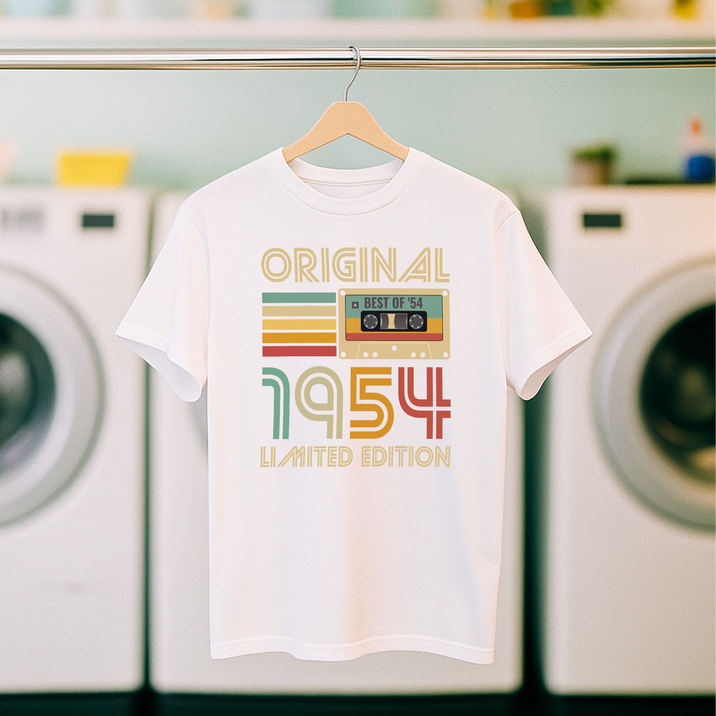 Koszulka męska biała 1954 kaseta - obrazek 5