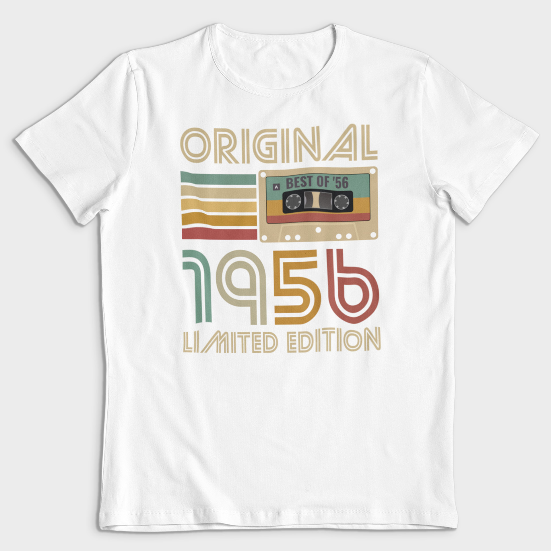 Koszulka męska biała 1956 kaseta - obrazek 2