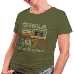 Koszulka damska khaki 1979 kaseta