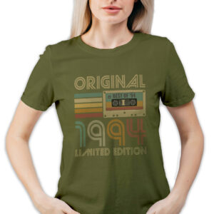 Koszulka damska khaki 1994 kaseta