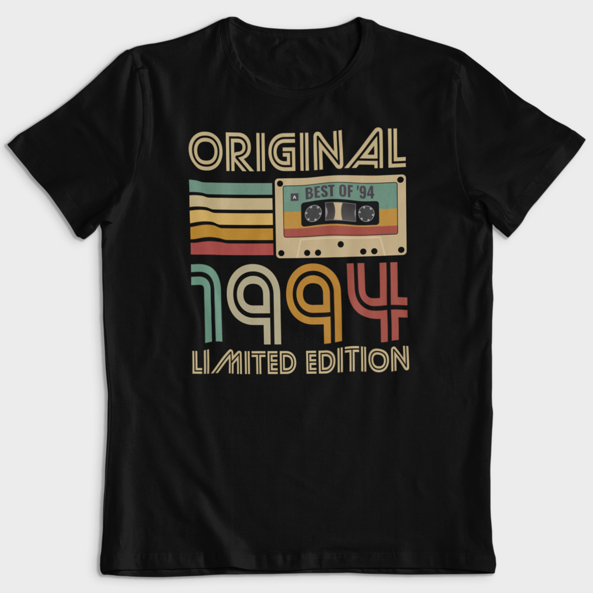 Koszulka męska czarna kaseta rocznik 1994 - obrazek 2