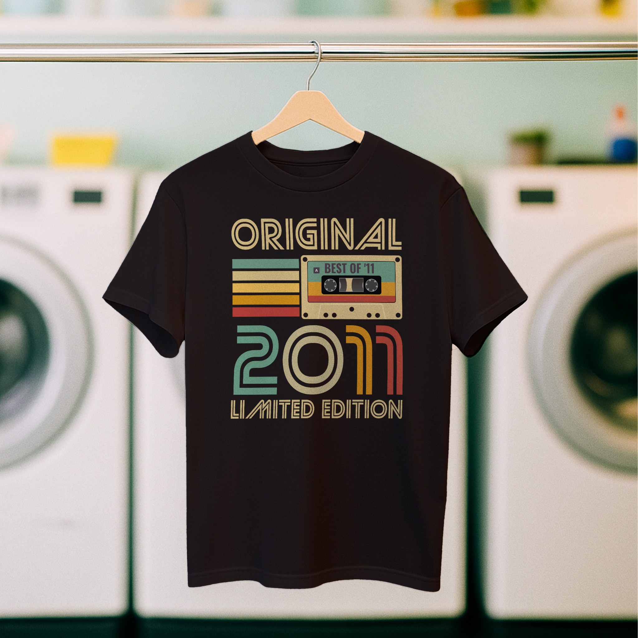 Koszulka męska czarna kaseta rocznik 2011 - obrazek 5