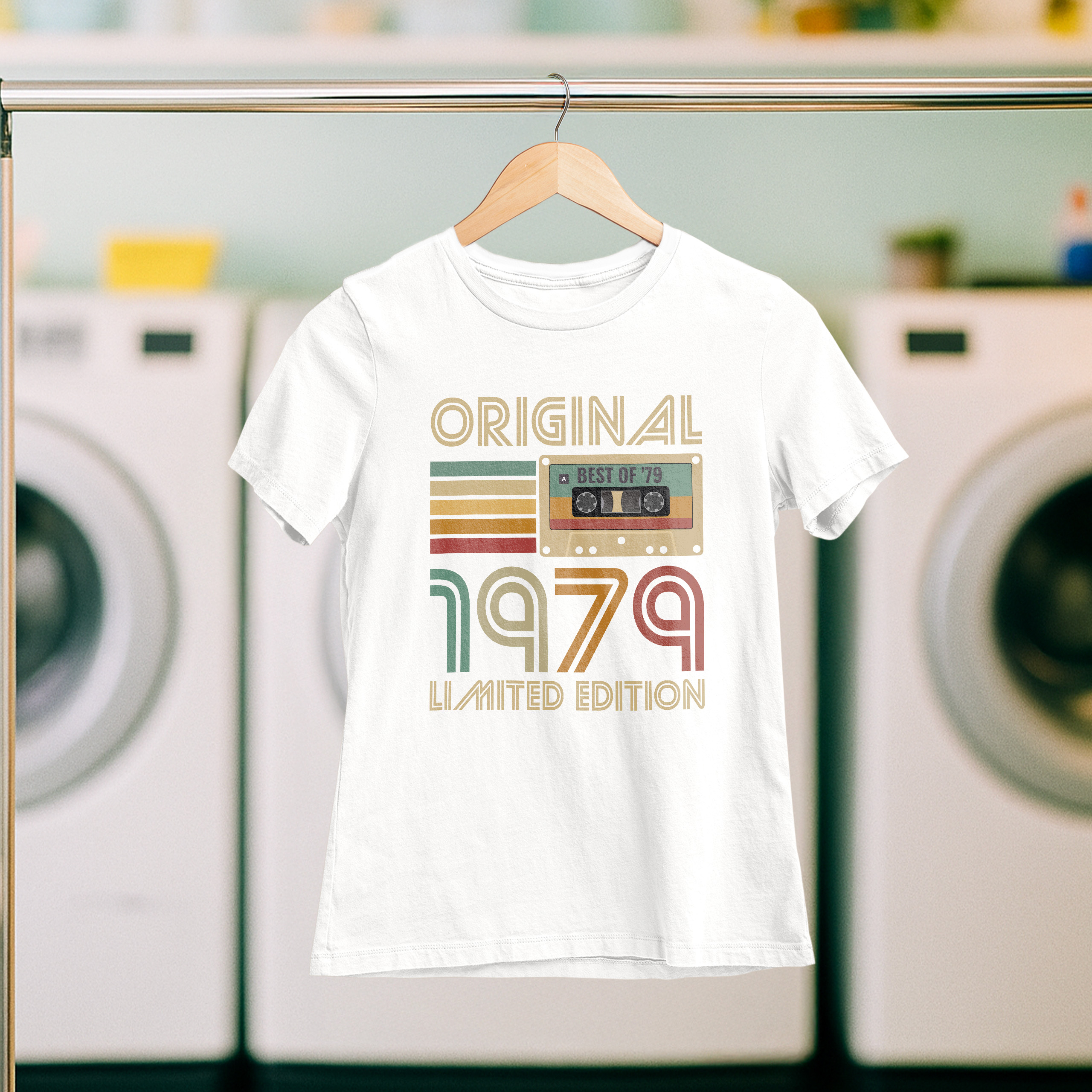 Koszulka damska biała 1979 kaseta - obrazek 5