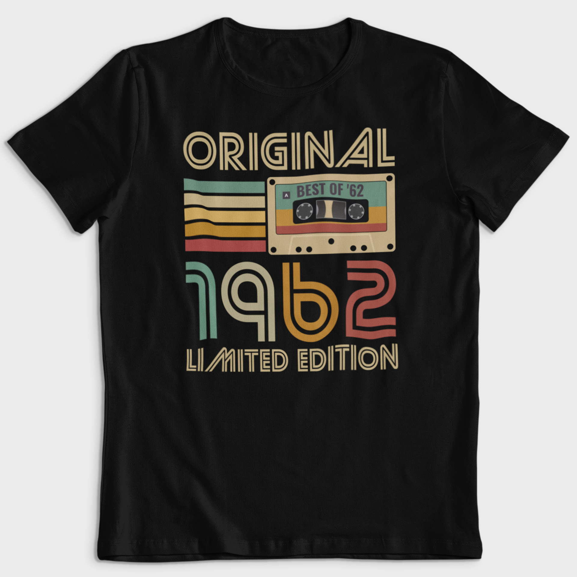 Koszulka męska czarna kaseta rocznik 1996 - obrazek 2