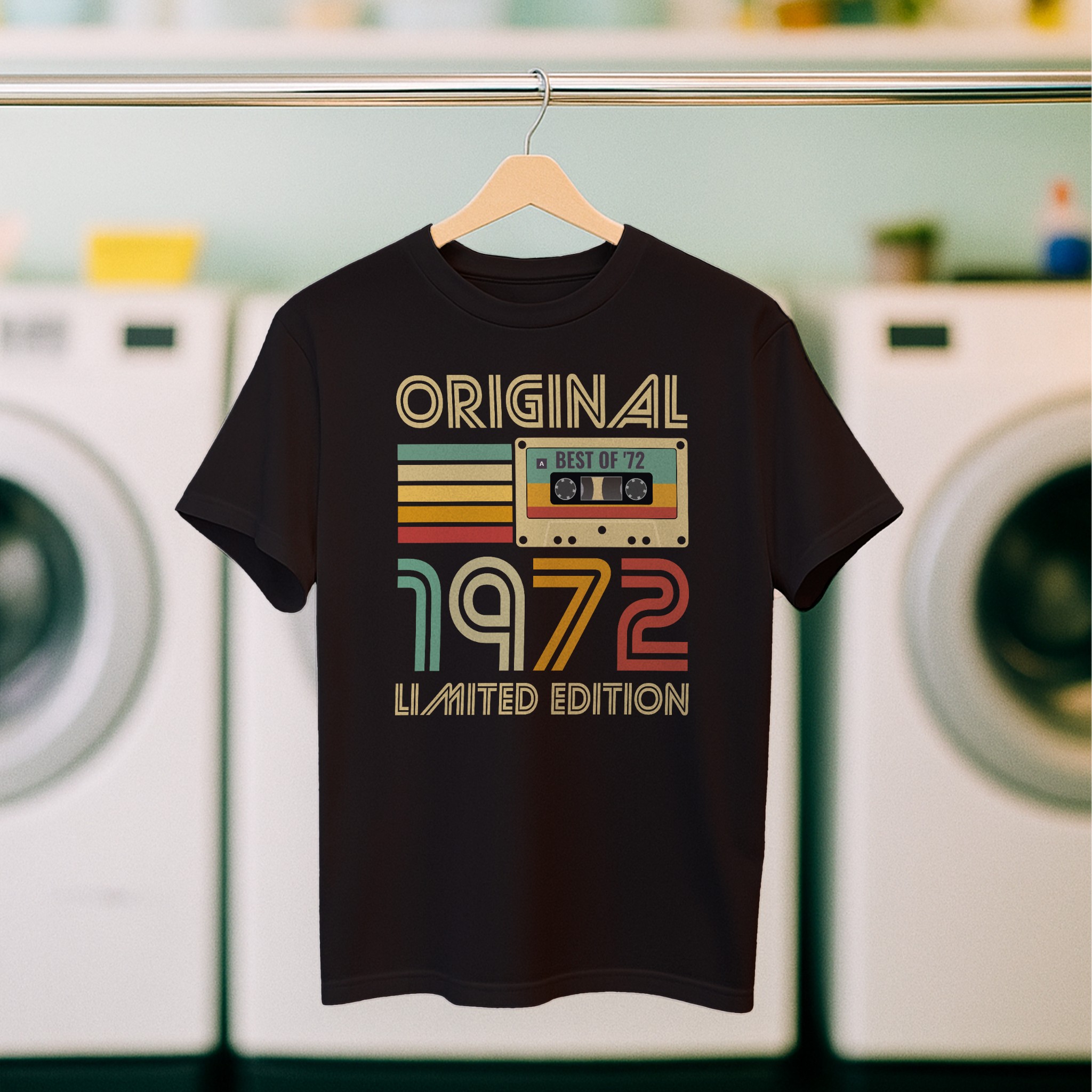 Koszulka męska czarna kaseta rocznik 1972 - obrazek 5