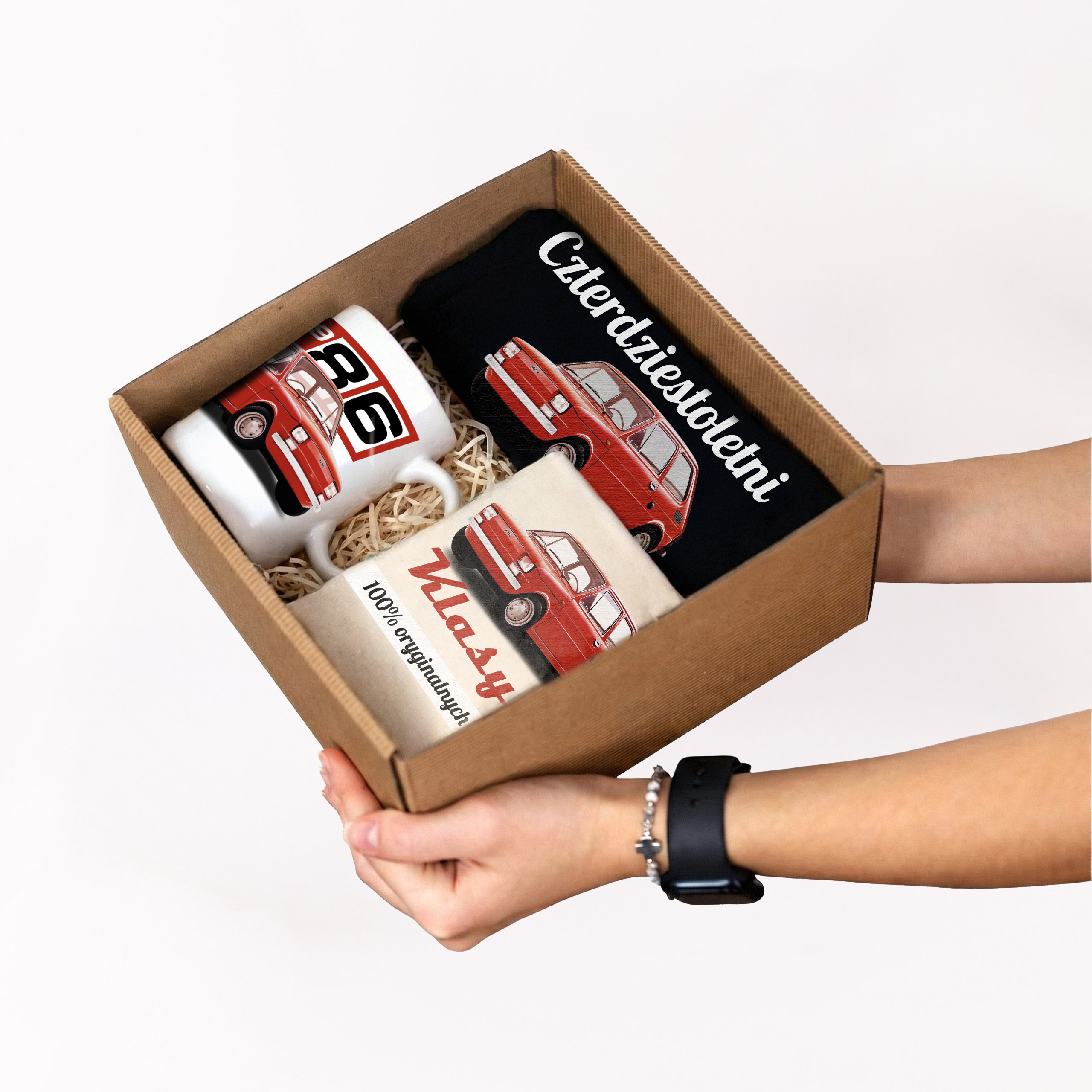 Urodzinowy Zestaw BOX Maluch Koszulka, Kubek, Kartka, Torba, Podstawka - obrazek 4