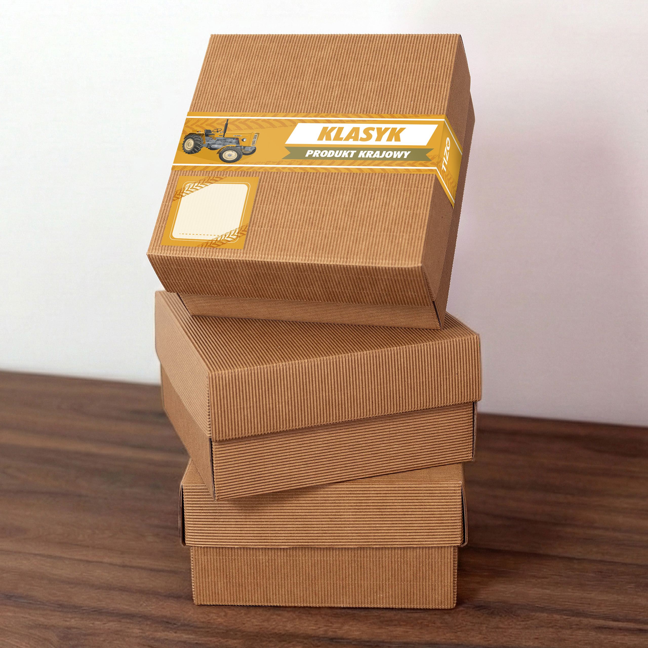 Urodzinowy Zestaw BOX Ciągnik Koszulka, Kubek, Kartka, Torba, Podstawka - obrazek 6