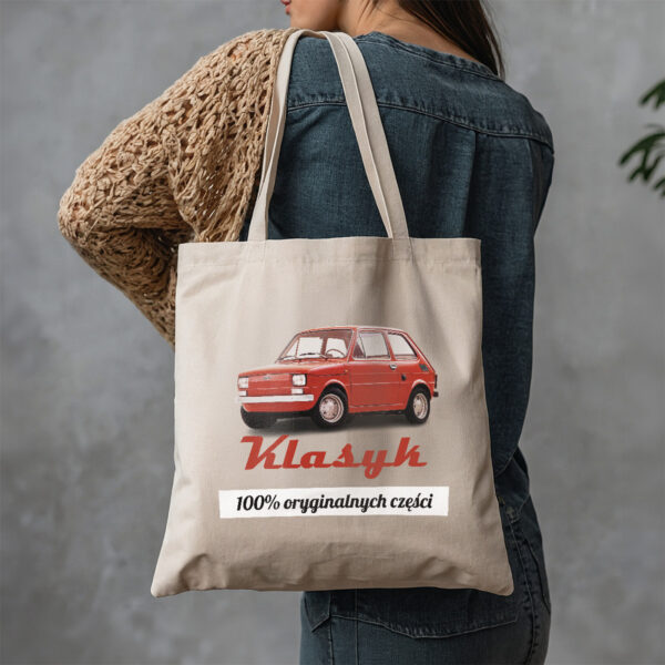 Torba na Zakupy Bawełniana Duża Zakupowa Ekologiczna - Maluch