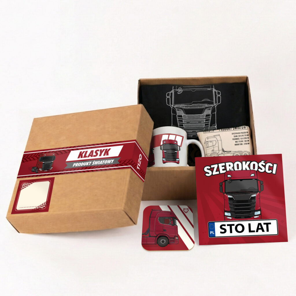 BOX Prezentowy - Ciężarówka