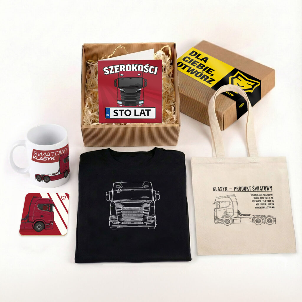 BOX Prezentowy - Ciężarówka