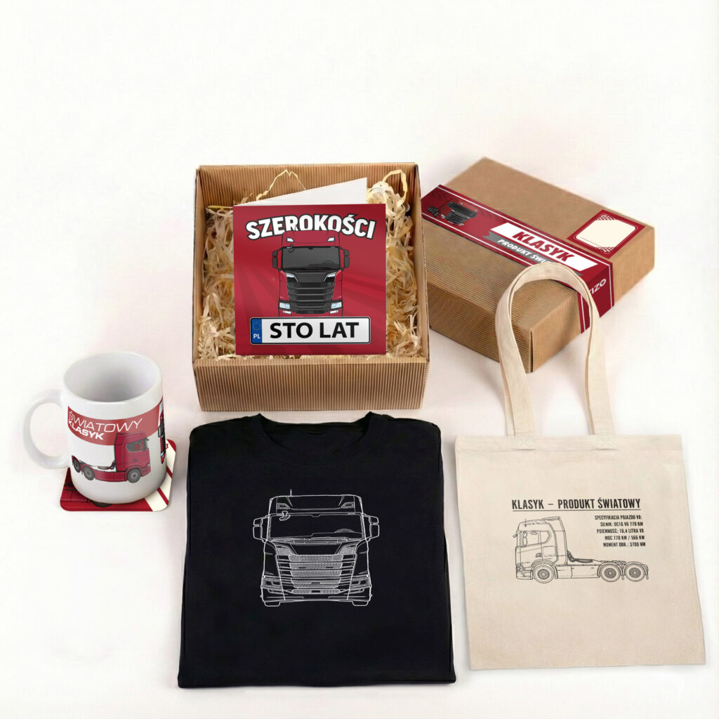 BOX Prezentowy - Ciężarówka